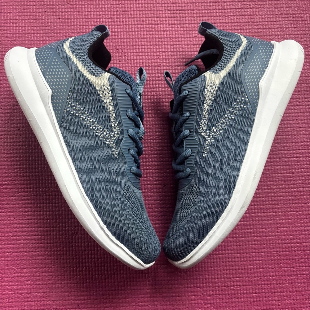 🌸 Slate Blue Mesh Lace Up Sneakers 🌸
